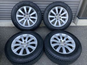 CX-8に使用 MPV純正ホイール 17インチ 17×7J+45 PCD114.3 5穴 / ブリヂストン ブリザック DM-V3 225/65R17 2019年製 4本セット DMV3 CX-5