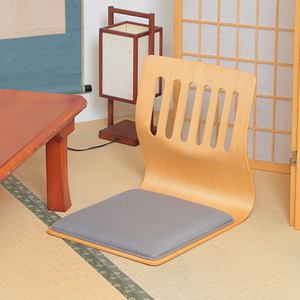 和座いす クッション付き ナチュラル　和座椅子　木製　新品　４脚セット