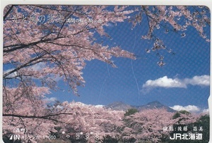 ＪＲ北海道「光と風の物語・満開の桜と駒ケ岳」使用済み