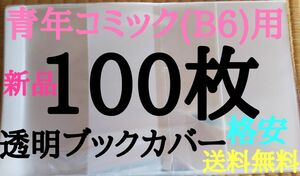 青年100枚【新品】透明ブックカバー
