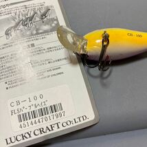 オリカラ ラッキークラフト CB100 FLSパープルヘイズ 台紙つき未使用品 即決_画像6