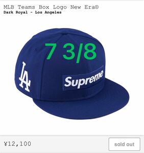 Supreme MLB Teams Box Logo New Era Dodgers シュプリーム キャップ ドジャース 帽子