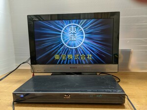 IY1197 TOSHIBA SD-BD1K Blue-ray 2010年製/東芝/ブルーレイ 本体のみ 動作品 現状品 