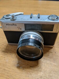 IY0825 昭和レトロ MINOLTA 7s HI-MATIC フィルムカメラ/ミノルタ 動作未確認 現状品 JUNK