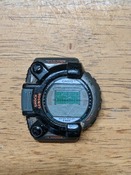 IY1064 CASIO JG-300 SHOCK SENSOR/カシオ 動作未確認 現状品 JUNK 送料無料