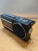 IY1087 昭和レトロ SANYO MR-A5（K）ラジオカセットレコーダー/サンヨー 動作未確認 現状品 JUNK_画像3