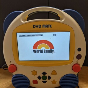 IY1224 World Family DVD MATE DM2/ワールドファミリー/DVDメイト リモコン付 動作品 現状品 の画像2