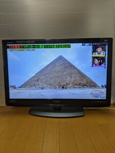 IY1343 SHARP AQUOS LC-32R5 32型液晶テレビ ブルーレイ内臓 2011年製/シャープ/アクオス 動作品 現状品