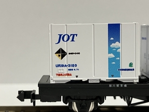 TOMIX コム1形貨車 TOMIX 日本石油輸送UR19A-38000形青空帯コンテナ搭載貨車-91-2