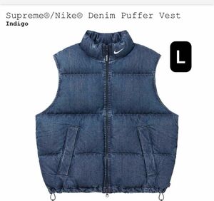 Supreme x Nike Denim Puffer Vest シュプリーム x ナイキ デニム パファー ベスト インディゴ