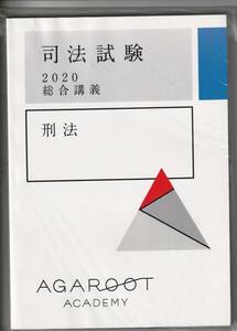 司法試験　2020　総合講義　刑法　テキスト　アガルートアカデミー