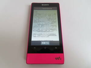 SONY WALKMAN Fシリーズ NW-F805 16GB ビビットピンク Bluetooth対応