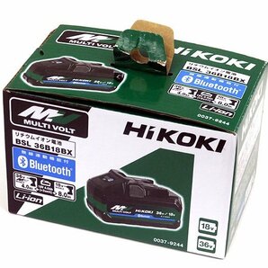 ●送料無料/未使用!! HiKOKI/ハイコーキ リチウムイオン電池 BSL36B18BX マルチボルト蓄電池 36V/18V 4.0Ah/8.0Ah Bluetooth機能搭載の画像2
