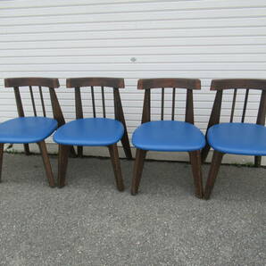 食卓椅子 ４脚セット 兵庫県加古川市より１００Km 以内の方は送料無料です。の画像1