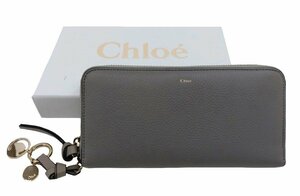 未使用品！Chloe【クロエ】ALPHABET ジップ ロングウォレット レディース ラウンドファスナー長財布 （4508）