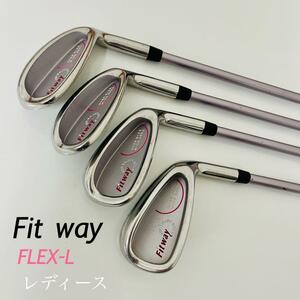 Fitway レディース　ゴルフクラブ　4本アイアンセット