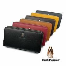 全6色　Hush Puppies ハッシュパピー リアルレザー ダブル ラウンドファスナー 長財布_画像9