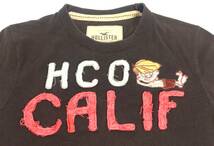 【USED】HOLLISTER S/S T-SHIRTS Ssize 4pc California ホリスター Tシャツ ビンテージ加工 刺繍 ワッペン アップリケ_画像3