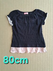 【used】ベビー夏服　半袖トップス　80cm