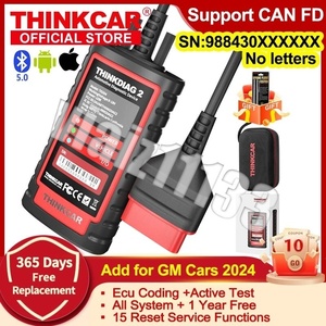 注目●Thinkcar-thinkdiag 2診断ツール,アクティブテスト,ecuコードプロトコル,リセットサービス,1年間の無料,obd2,2024