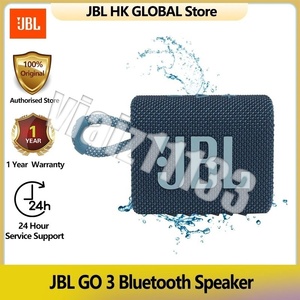 注目●防水ワイヤレススピーカー,Bluetooth JBL-GO3,屋外,スポーツに適しています,オリジナル5.1