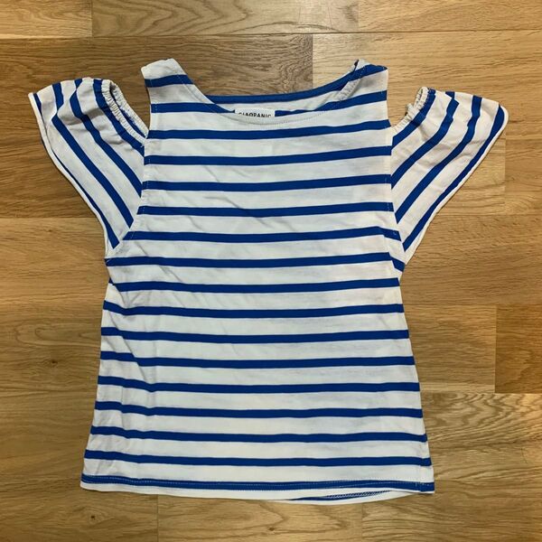 チャオパニックティピー キッズ 120 130 Tシャツ 半袖 カットソー ボーダー トップス 半袖Tシャツ 女の子