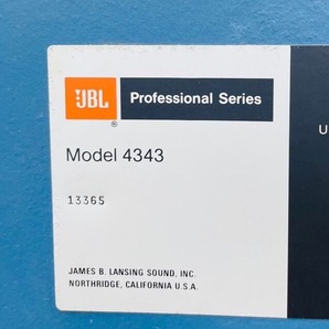 JBL ジェービーエル 4343 スピーカーペア。の画像5