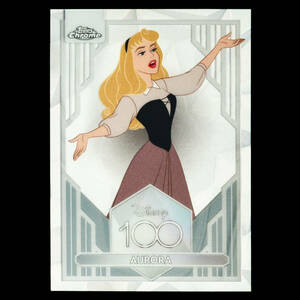 ディズニー 眠れる森の美女 オーロラ 2023 Topps Chrome Disney 100 ベースカード No.3 Aurora