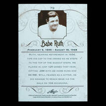 ベーブ・ルース 2016 Leaf ベースカード No.79 Babe Ruth_画像2