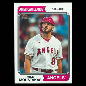 マイク・ムスタカス 2023 Topps Heritage ベースカード No.638 Mike Moustakas