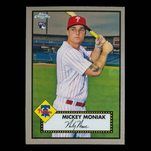 ミッキー・モニアック 2021 Topps Chrome ルーキーカード ベースカード No.77 Mickey Moniak