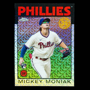 ミッキー・モニアック 2021 Topps Chrome ルーキーカード リフラクターカード No.86TC-36 Mickey Moniak