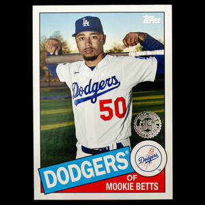 ムーキー・ベッツ 2020 Topps ベースカード No.85TB-22 Mookie Betts