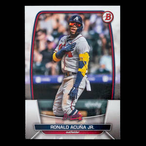 ロナルド・アクーニャJr. 2023 Topps Bowman ベースカード No.92 Ronald Acuna Jr.