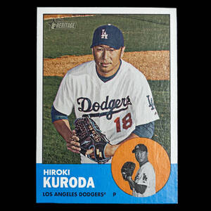 黒田博樹 2012 Topps Heritage ベースカード No.150