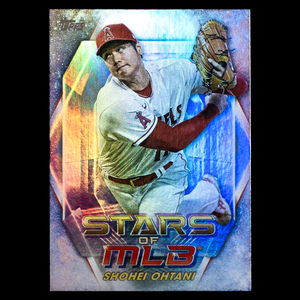 大谷翔平 2023 Topps Series One インサートカード レインボーフォイル No.SMLB-21