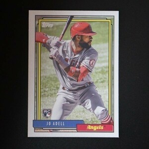 ジョー・アデル 2021 Topps ルーキーカード インサートカード No.T92-5 Jo Adell