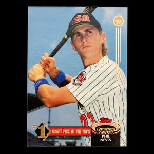 フィル・ネビン 1992 Topps Stadium Club ベースカード No.1 Phil Nevin