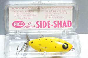 NIB オールド ピコ サイドシャッド ② Pico Side Shad ヘドン S.O.S. ウンデッド レーベル ホッパーストッパー コーデル ノーマン