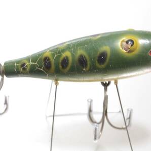 出品翌日終了 希少 Florida Fishing Tackle Barracuda Bland Bulge Eye Frog バラクーダ バルジアイ フロッグ シェイクスピア ヘドンの画像3