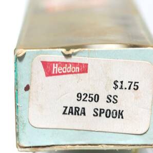 出品当日終了 オールド ヘドン ザラスプーク 1st SS ボックス付き Heddon Zara Spook レーベル ホッパーストッパー スミスウィック の画像9