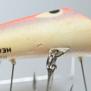 出品当日終了 オールド ヘドン ヘッドプラグ DPK グローカラー #8800 5/8oz Heddon Hedd Plug レーベル ホッパーストッパー シェイクスピアの画像9