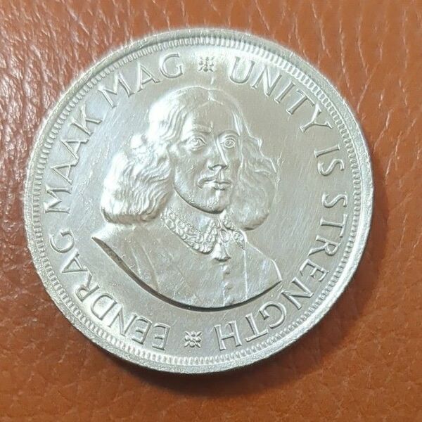（1964年）南アフリカ　50セント銀貨