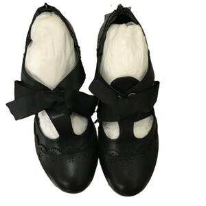 新品　タグ付き　axesfemme　アクシーズファム　Ｔストラップパンプス　黒色　靴　パンプス　Mサイズ　23.5㎝