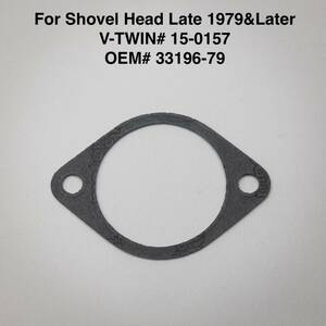 H-D ショベルヘッド シフターカバー ガスケット V-TWIN# : 15-0157 OEM : 33196-79 ハーレーダビッドソン