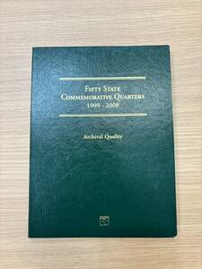 【RSA-2899】【1円スタート】 FIFTY STATE COMMEMORATIVE QUARTERS 1999-2008 Archival Quality 冊子 アメリカコインセット 現状品 保管品