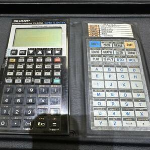 【EKA-5976AT】1円スタート SHARP EL-9000 Scientific calculator 電卓 シャープ 中古品 長期保管品 グラフ電卓 関数電卓 動作未確認の画像1