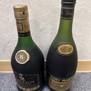 【EKA-8211OH】1円スタート REMY MARTIN V.S.O.P FINE CHAMPAGNE 未開栓 NAPOLEON ブランデーセット 長期保管品 レミーマルタン 古酒洋酒の画像6