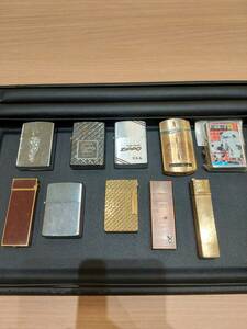 [EKA-25.2MY] 1 иен старт зажигалка Zippo Dupont суммировать высококлассный коллекция collector .. товар б/у товар товары долгосрочного хранения надеты огонь не проверка 