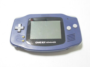 [ap0 BY8370] ニンテンドー NINTENDO ゲームボーイアドバンス 本体 GBA AGB-001 バイオレット 【動作確認済】